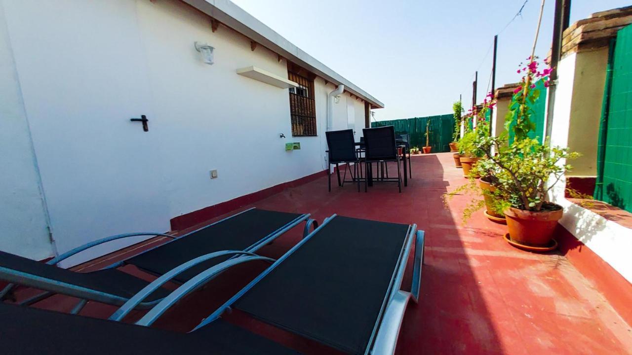 Atico En Calatrava - Vistas Y Gran Terraza Privada Leilighet Sevilla Eksteriør bilde