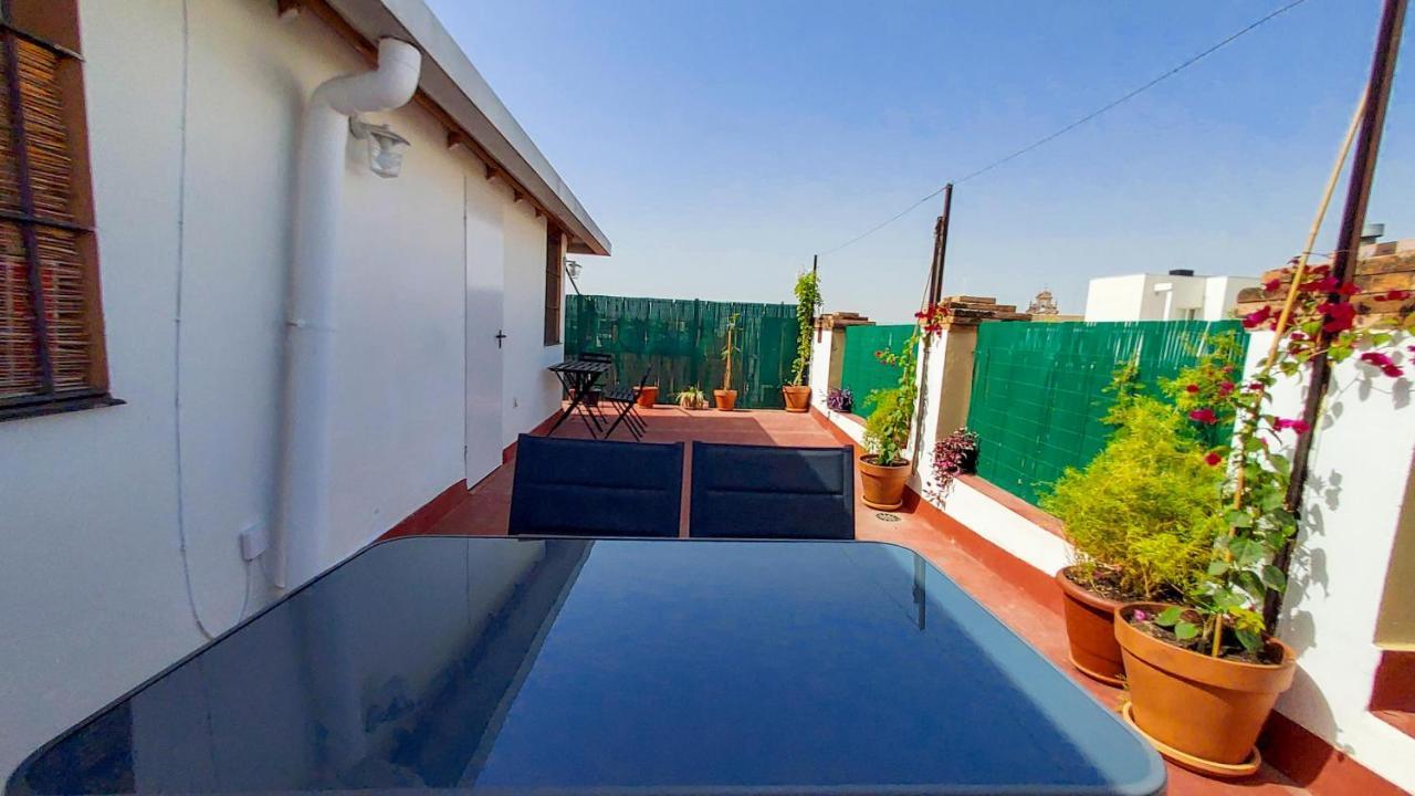 Atico En Calatrava - Vistas Y Gran Terraza Privada Leilighet Sevilla Eksteriør bilde