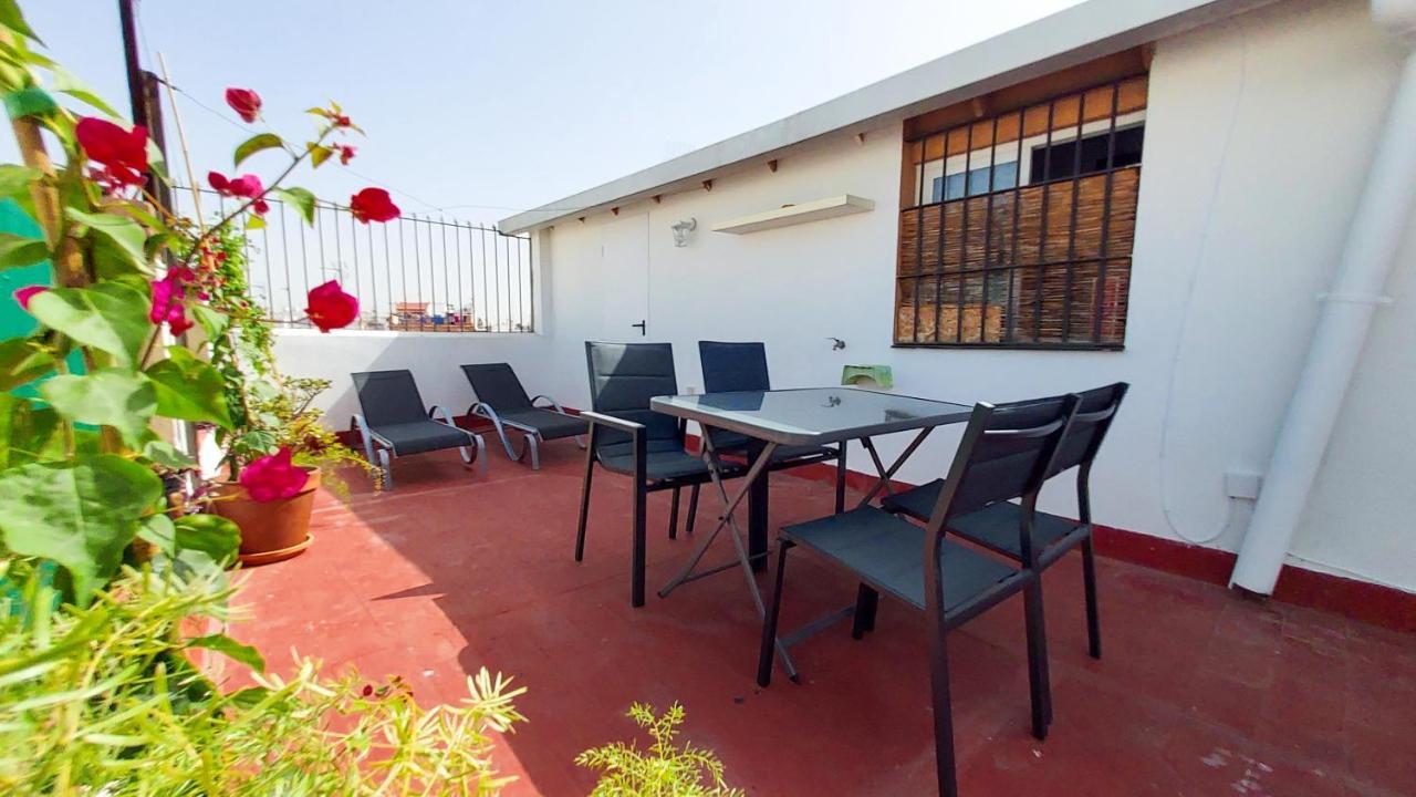 Atico En Calatrava - Vistas Y Gran Terraza Privada Leilighet Sevilla Eksteriør bilde